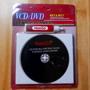 NeeGo VCD/DVD Lens Cleaner New In Pkg